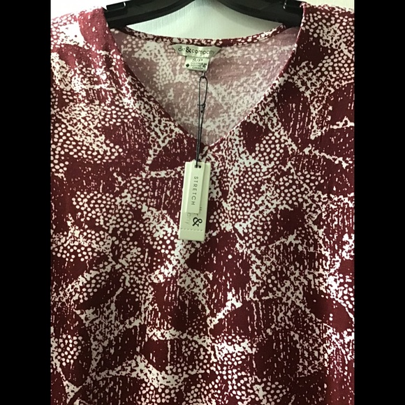 🌟DKR Lattice Sleeve V-Neck Top - Picture 3 of 6